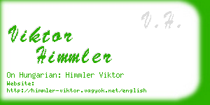 viktor himmler business card